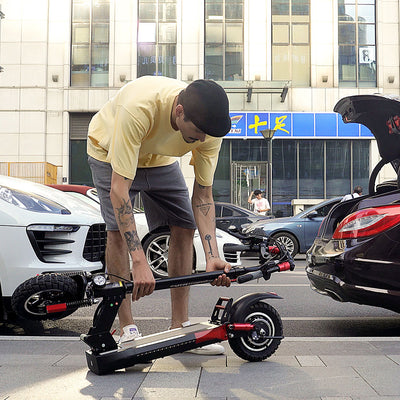 KuKirin M4 pro 70km Super long range off-road electric scooter | 500W, 48V, 18Ah battery, IPX4 waterproof, can be shipped to UK or EU Country